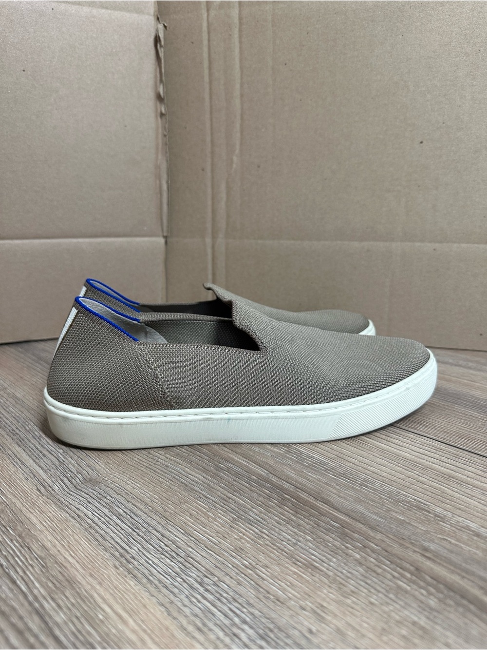 Rothy's The Original Slip-On Sneaker in Latte